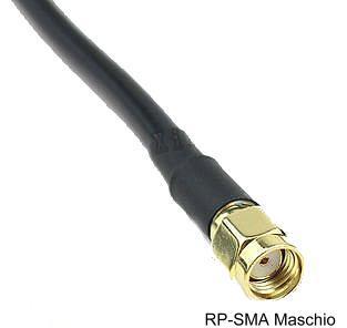 Connettore RP-SMA maschio dell'antenna 2.4 GHz Yagi