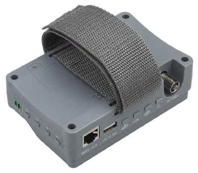 Monitor da polso per test telecamere AHD e CVBS: fascia