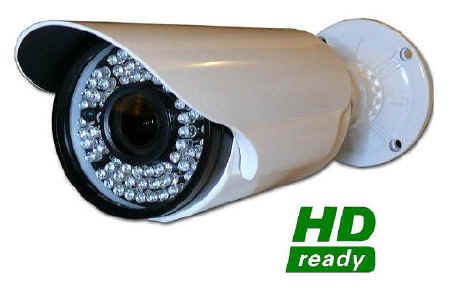 Telecamera di sicurezza HD portata infrarossi 50 metri e zoom 6-22 mm