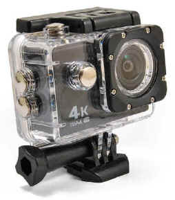 Action camera: telecamera 4k impermeabile per riprese subacquee