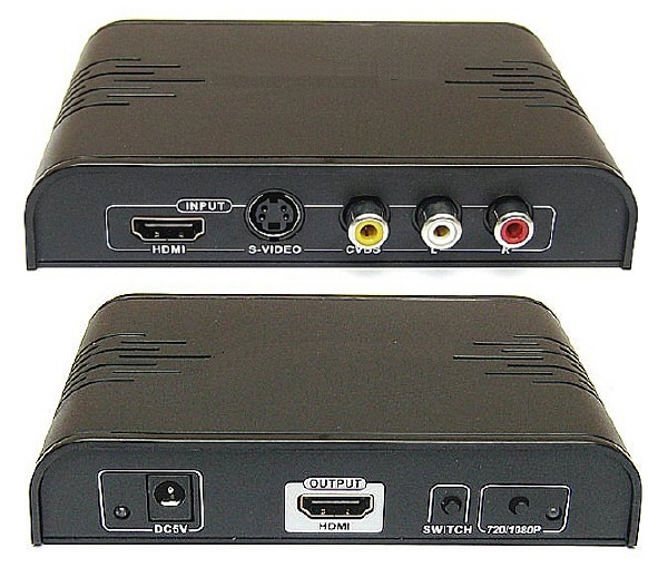 Convertitore da S-Video S-VHS a HDMI + upscaling