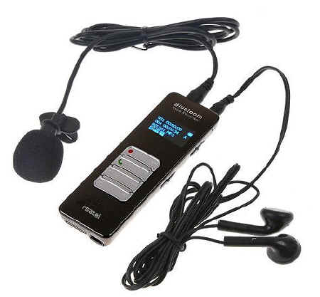 Microregistratore bluetooth telefonico, vocale, MP3