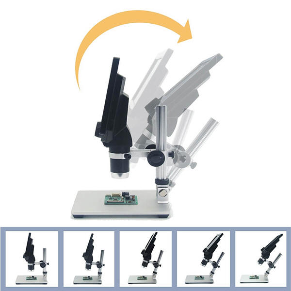 Supporto regolabile per microscopio