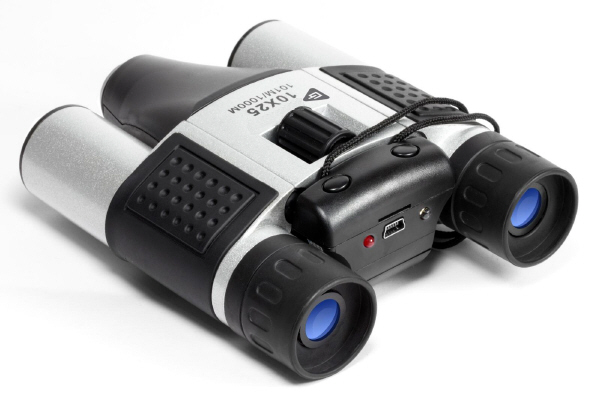 Binocoli 10x25 con fotocamera incorporata e registratore