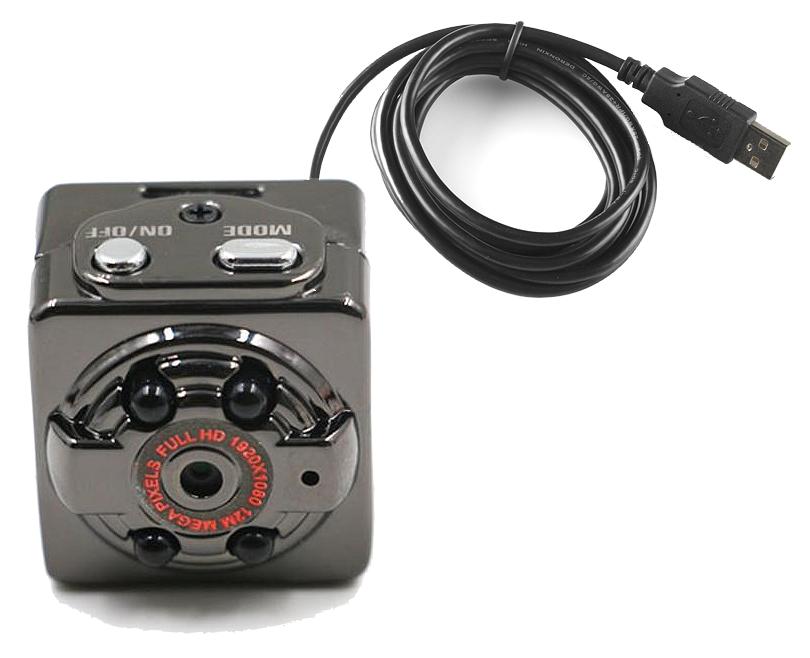 Microtelecamera spia Full HD infrarossi con registratore
