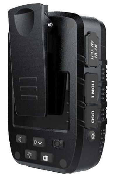 Telecamera da indossare body police - Display e Clip per aggancio