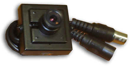 Microtelecamera grandangolo - Telecamera con obiettivo a lente grandangolare