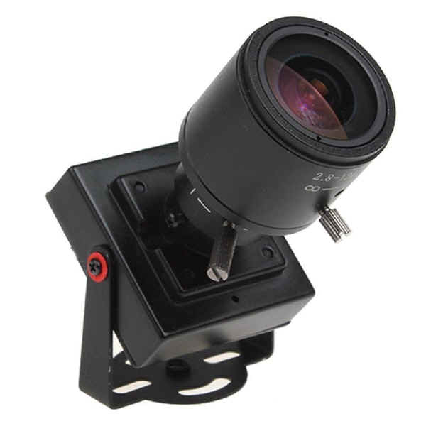 Microtelecamera FULL HD con lente varifocale 2.8-12 mm