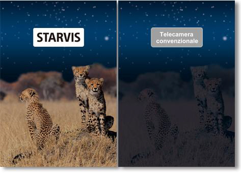 Telecamera Sony Starvis dome: miglioramento immagine