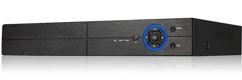 DVR NVR 4 canali video + 4 ingressi audio